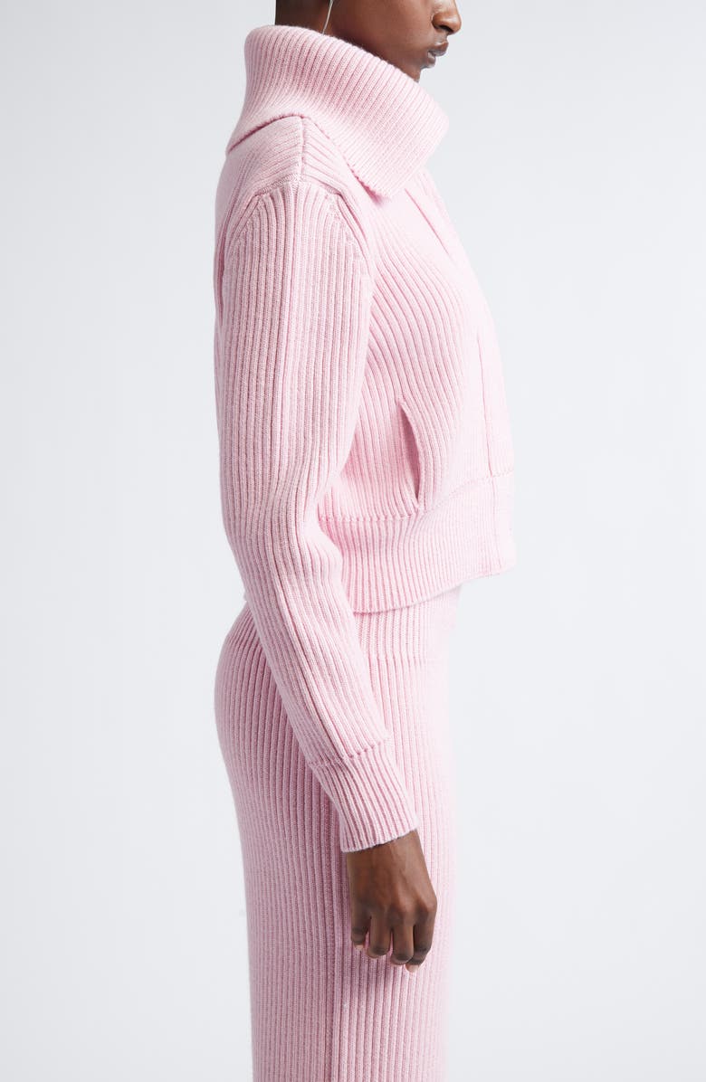 Givenchy Big Collar Wool & Alpaca Blend Cardigan, Alternate, color, Light Pink