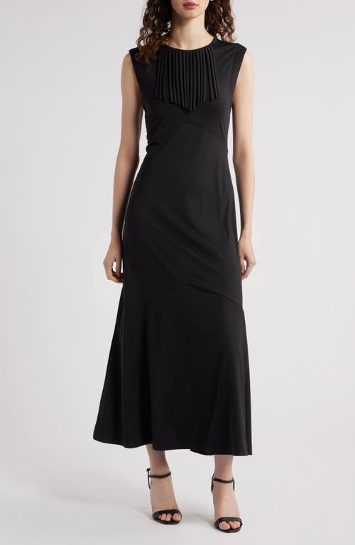 Du Paradis Bluebell Western Fringe Detail Maxi Dress In Black
