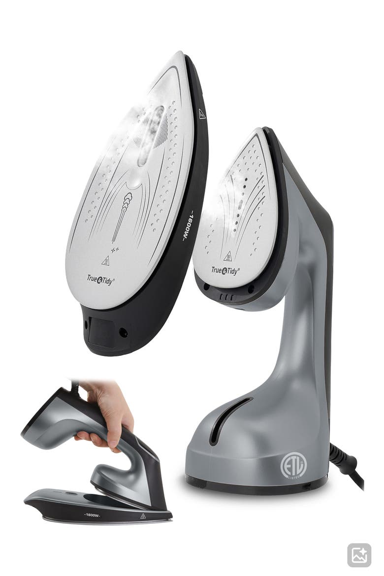 DuoPress XL Iron & Steamer, Main, color, GRAY