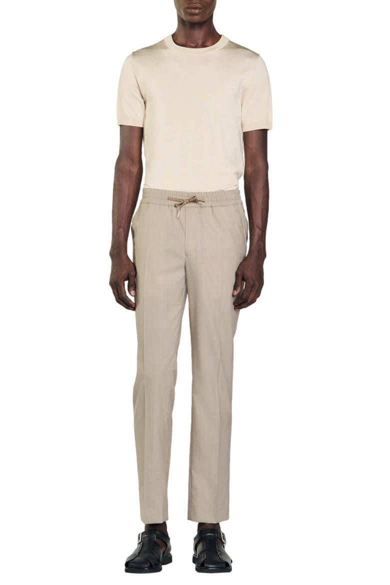 New Alpha Virgin Wool Pants, Alternate, color, TAUPE