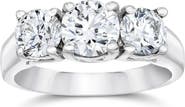 Bliss Diamond 1 1/2ct 3 Stone Round Diamond Engagement Ring 14K Gold Lab Grown