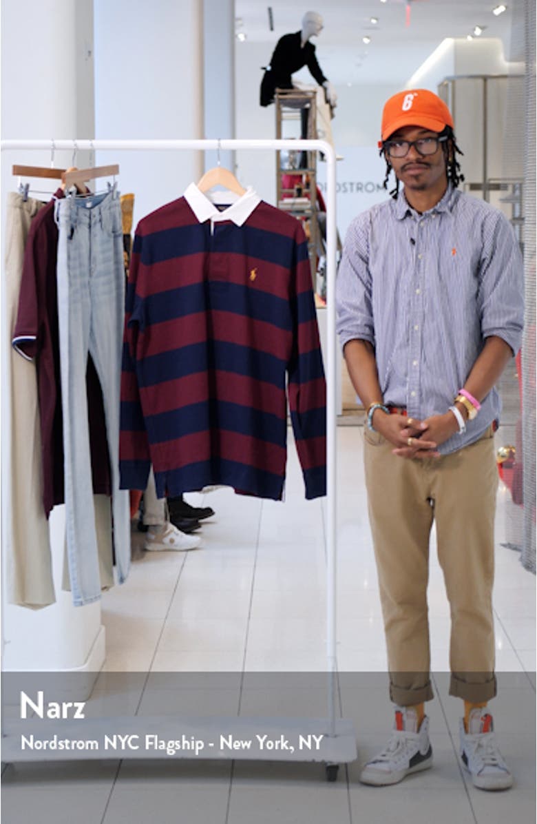 Stripe Cotton Rugby Shirt, sales video thumbnail