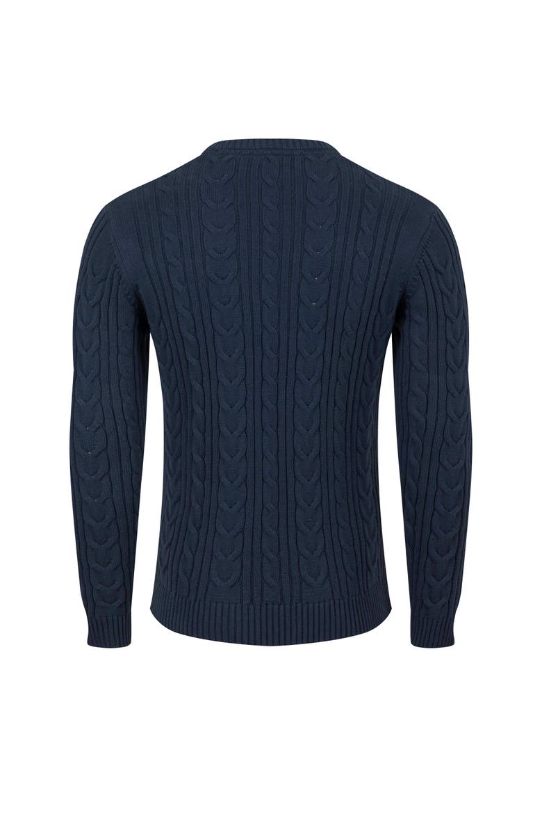 Griffen Cable Knit Jumper, Alternate, color, Navy