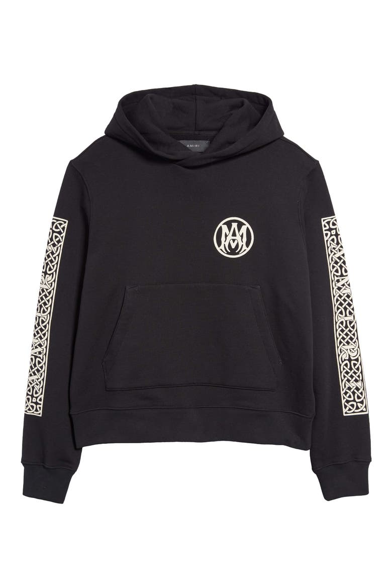 Ouija® Board Cotton Graphic Hoodie, Alternate, color, BLACK