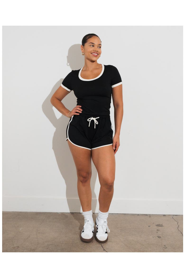 Motive Scoop Tee, Alternate, color, Midnight Contrast