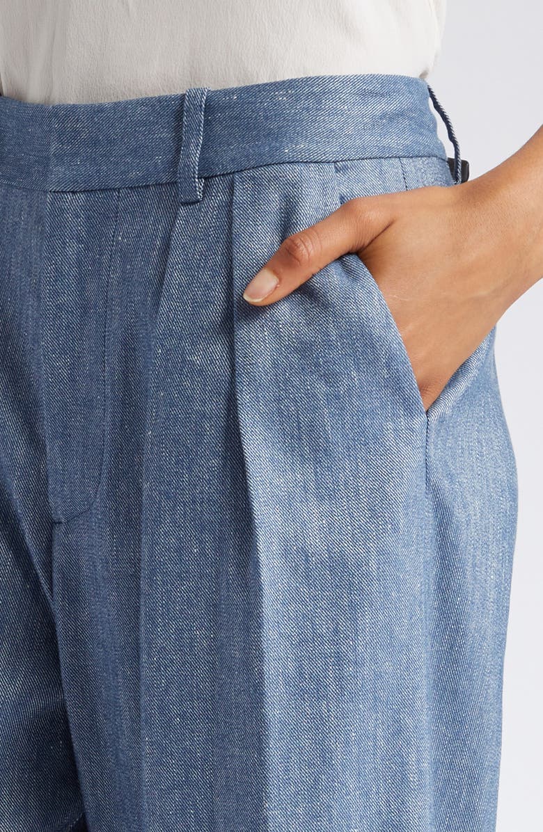 Alice + Olivia Pompey High Waist Culottes, Alternate, color, 