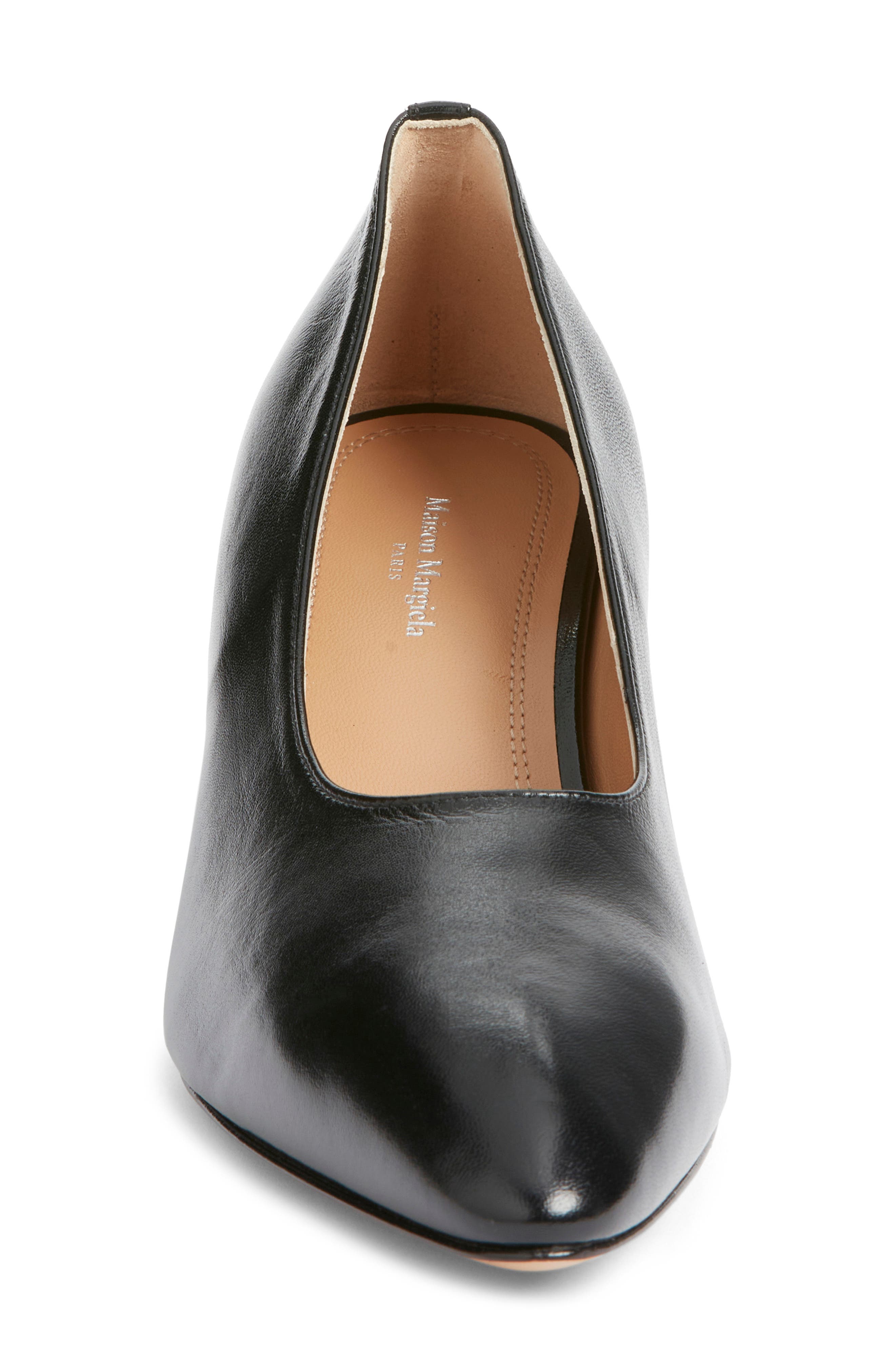 Maison Margiela Wedge Pointed Toe Pump, Alternate, color, Black