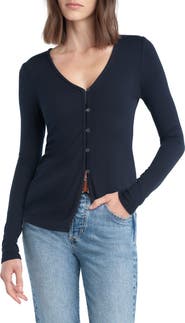 Favorite Daughter The Good Luck Long Sleeve Rib Top