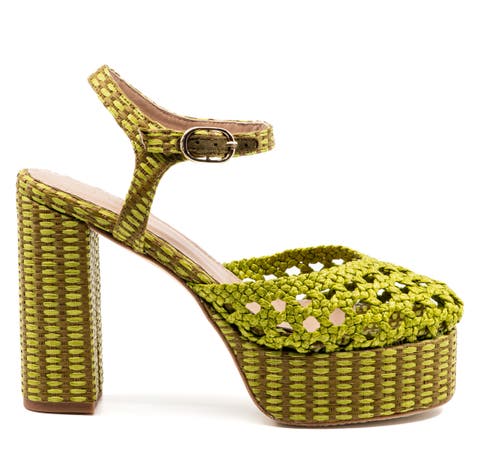 Beatriz  Raffia Platform