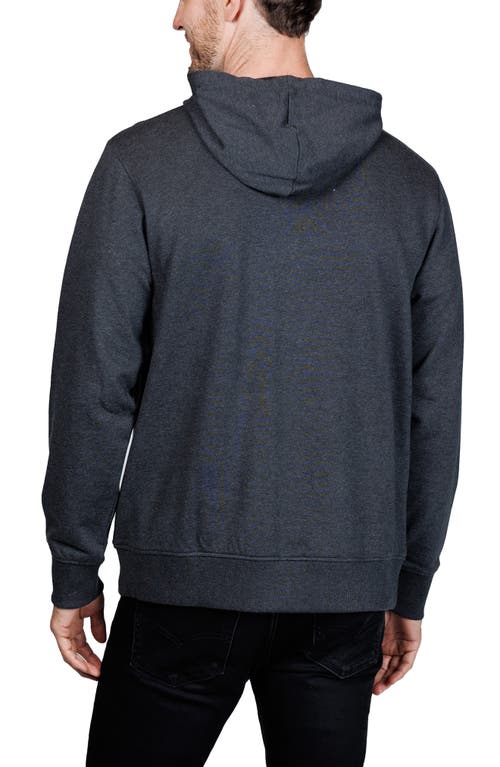Tailorbyrd Cotton French Terry Hoodie In Gray