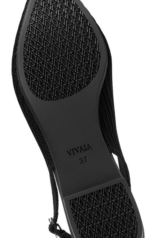 Vivaia Pointed-toe Slingback In Black