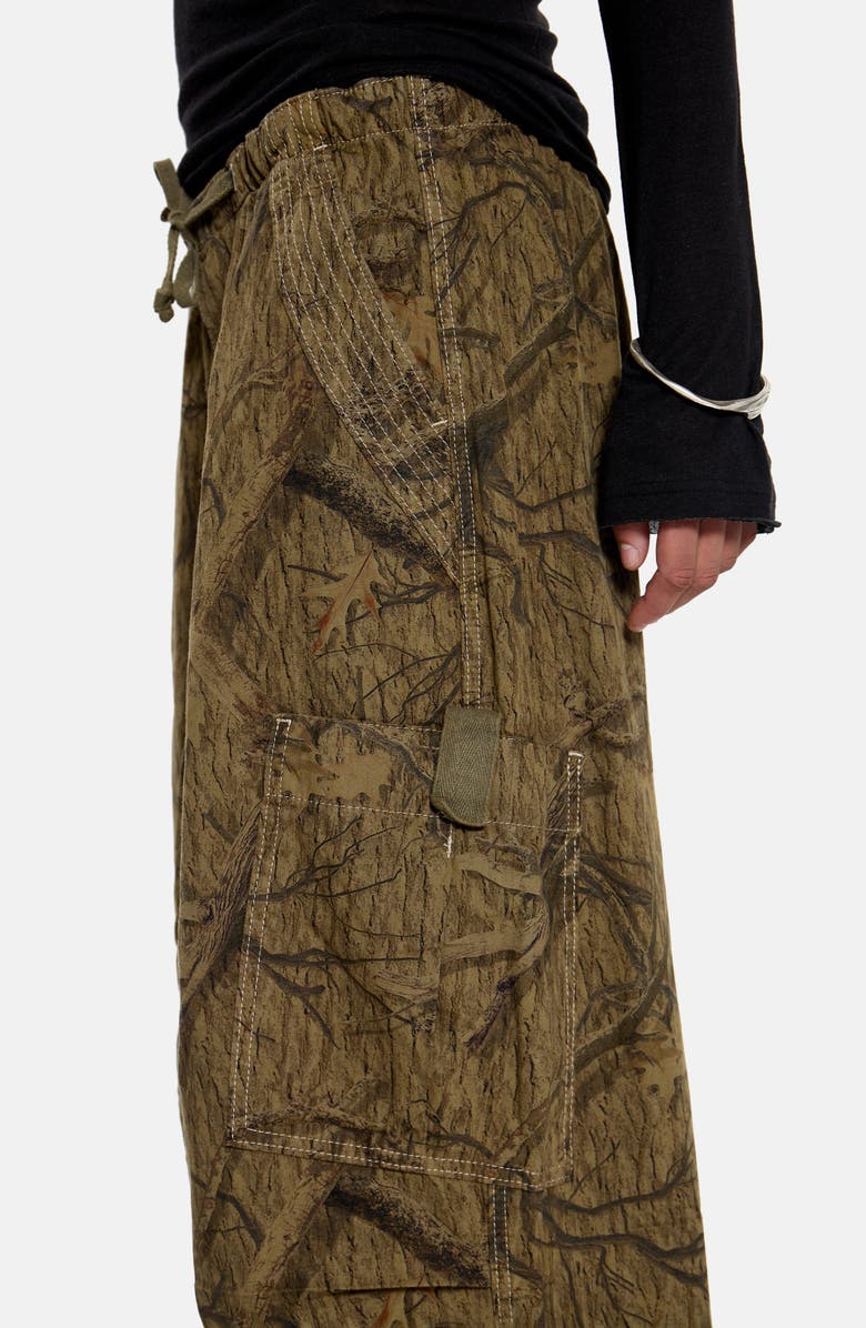 JADED LONDON Tree Camo Oversize Cargo Pants, Alternate, color, Camo
