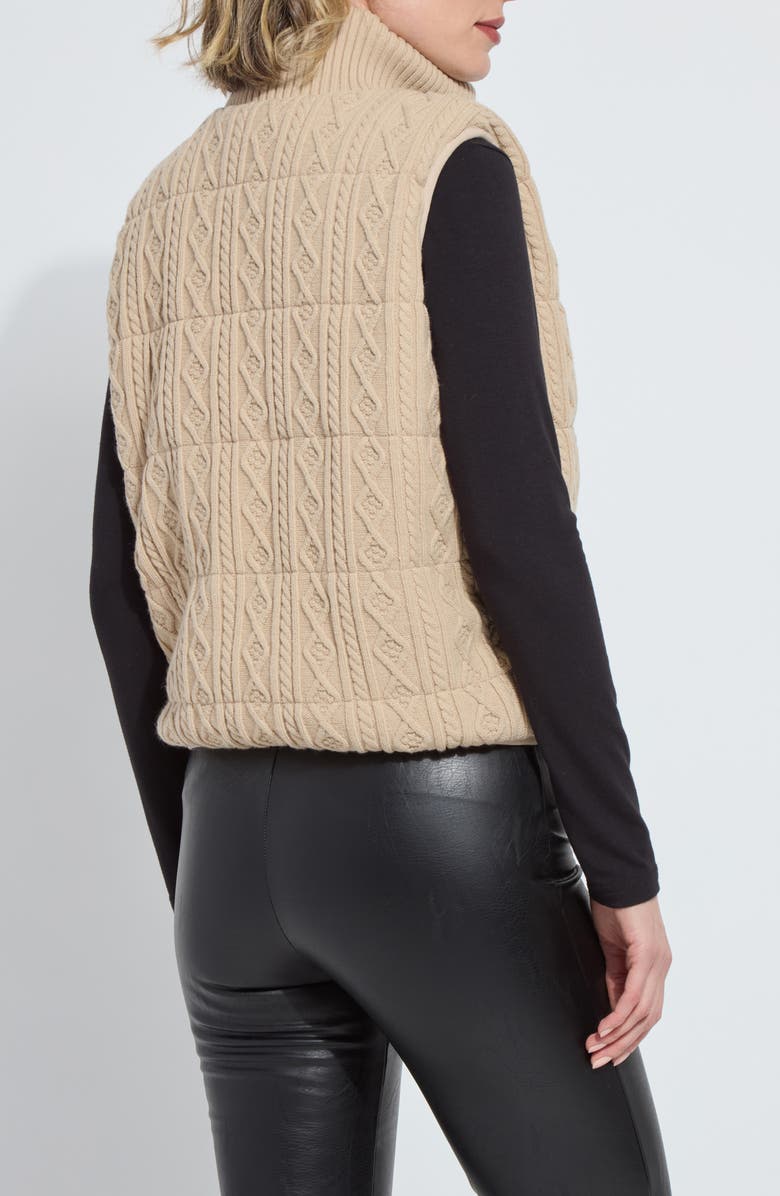 Lysse Petra Reversible Puffer Vest, Alternate, color, Blonde Wood