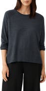 Eileen Fisher Raglan Sleeve Merino Wool Pullover
