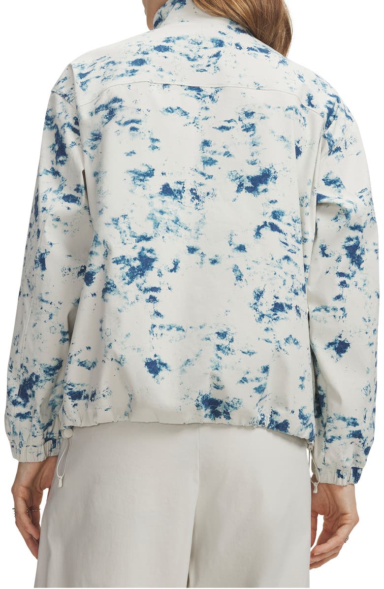 Under Armour Unstoppable Print Jacket, Alternate, color, Summit White / Wham Blue