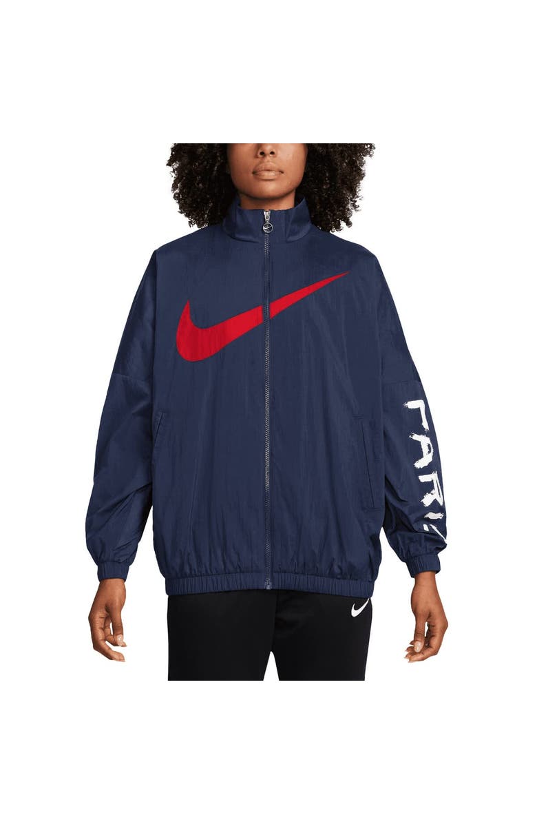 Nike Women's Nike Navy Paris Saint-Germain  Essential Windrunner Full-Zip Jacket, Main, color, Navy