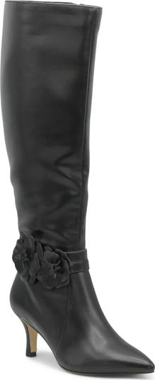 Albee Pointed Toe Knee High Boot