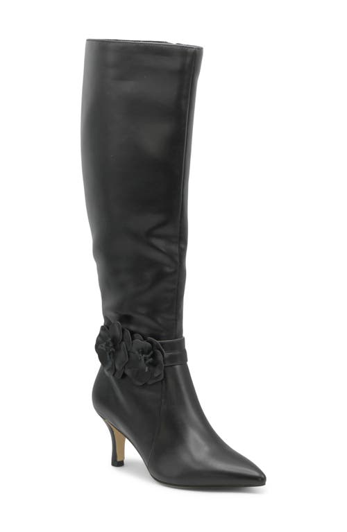 Charles by Charles David Albee Pointed Toe Knee High Boot in Black 