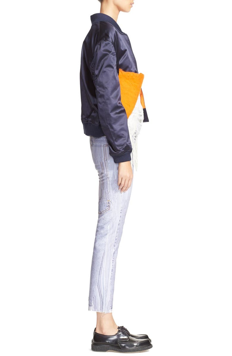 faustine steinmetz Hand Felted Bomber Jacket, Alternate, color, 