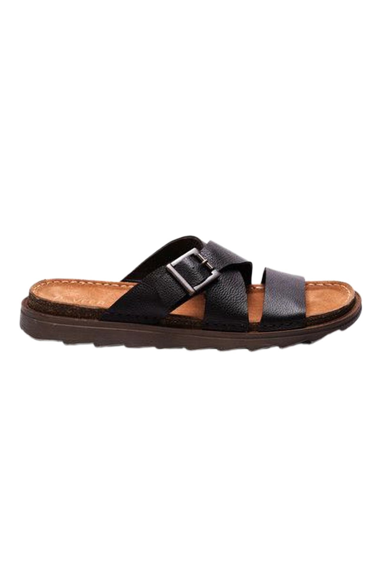 A. Veer Baliya One Strap Sandal, Alternate, color, Black