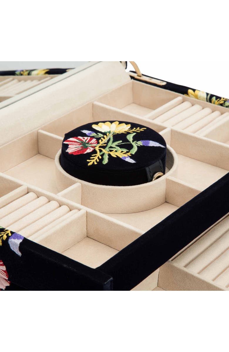 WOLF Zoe Large Jewelry Box, Alternate, color, Indigo