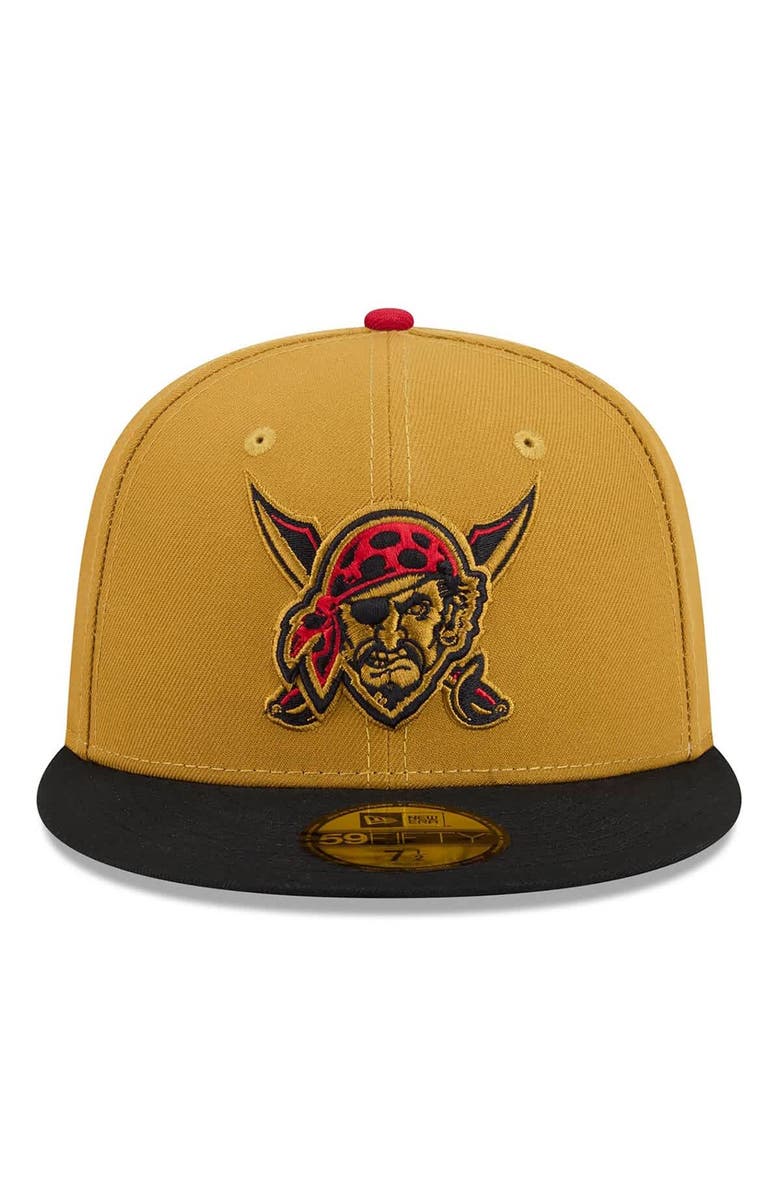 New Era Men's New Era Gold/Black Pittsburgh Pirates 2026 City Connect 59FIFTY Fitted Hat, Alternate, color, Gold