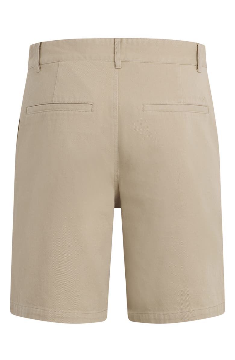 Hudson Jeans Venice Flat Front Tan Cotton Twill Chino Shorts, Alternate, color, Vintage Khaki