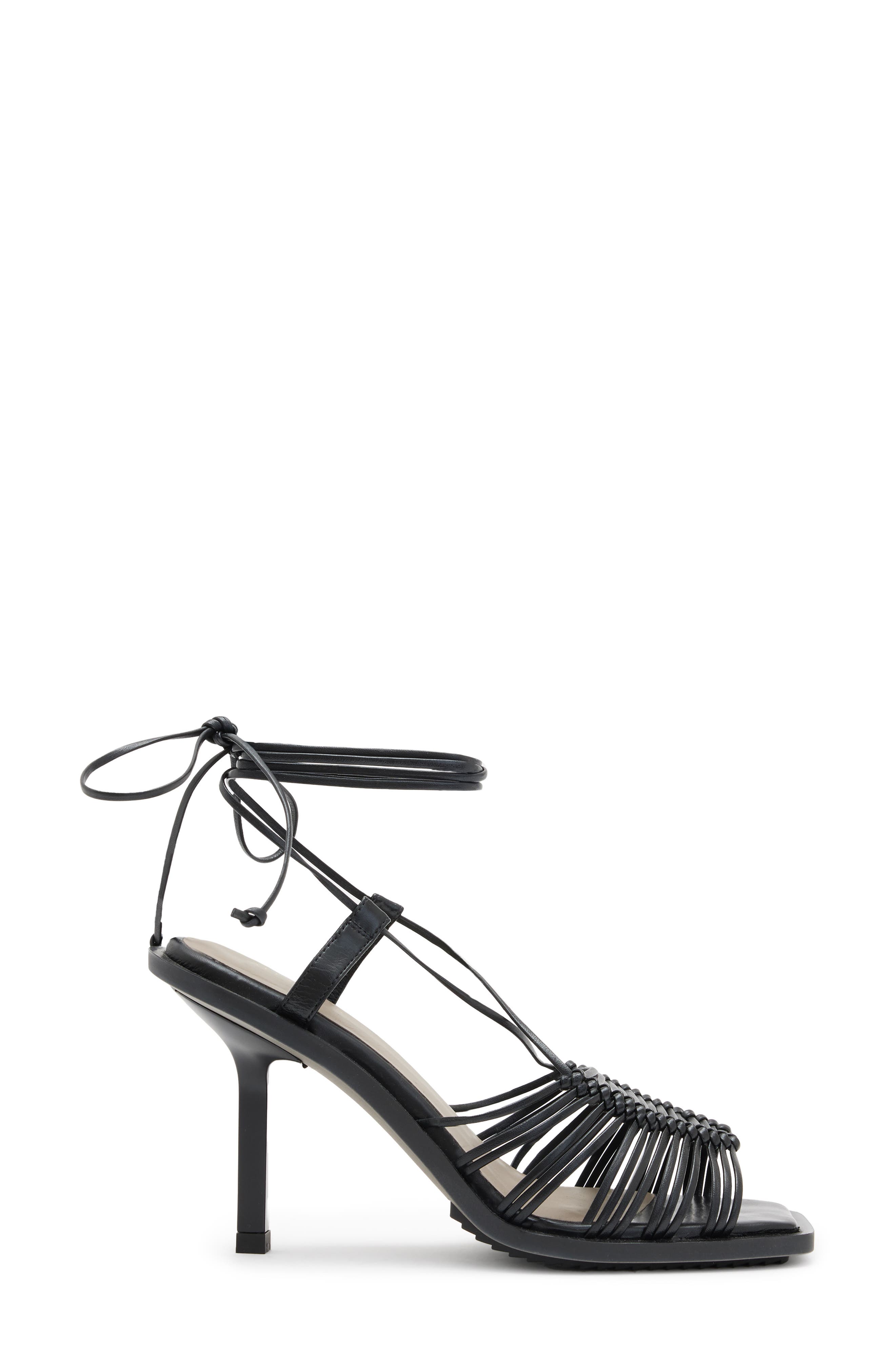AllSaints Dina Ankle Strap Sandal, Alternate, color, 