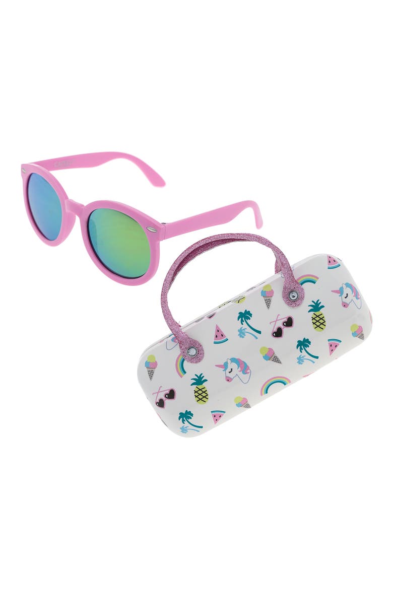 Summer Sunglasses & Icon Print Case Set, Alternate, color, MULTI CO