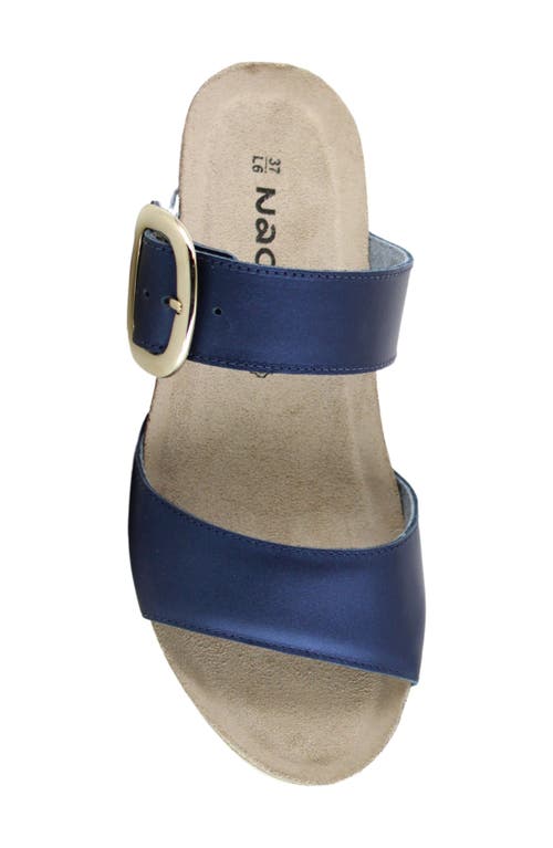 Naot Magic Wedge Sandal In Polar Sea Leather