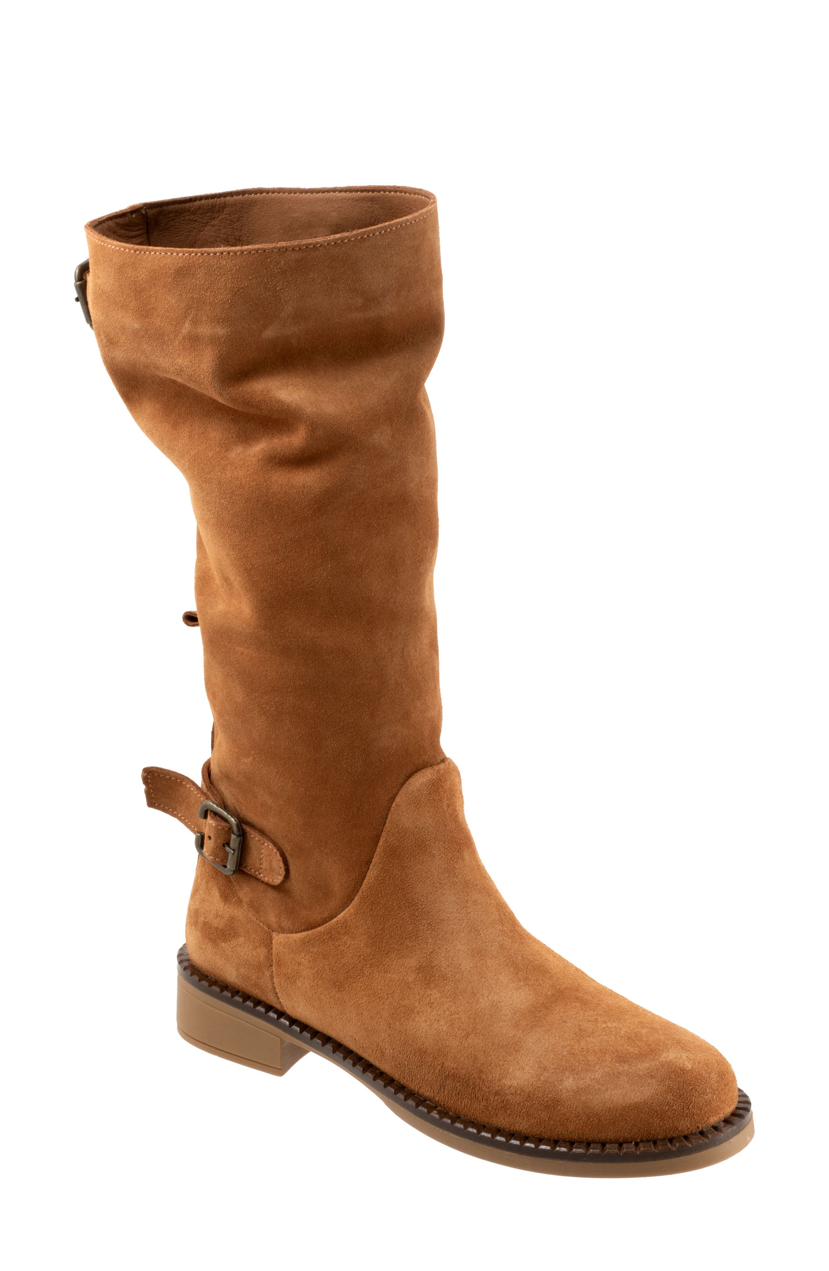 Bueno Ozzie Boot, Main, color, Chestnut Suede