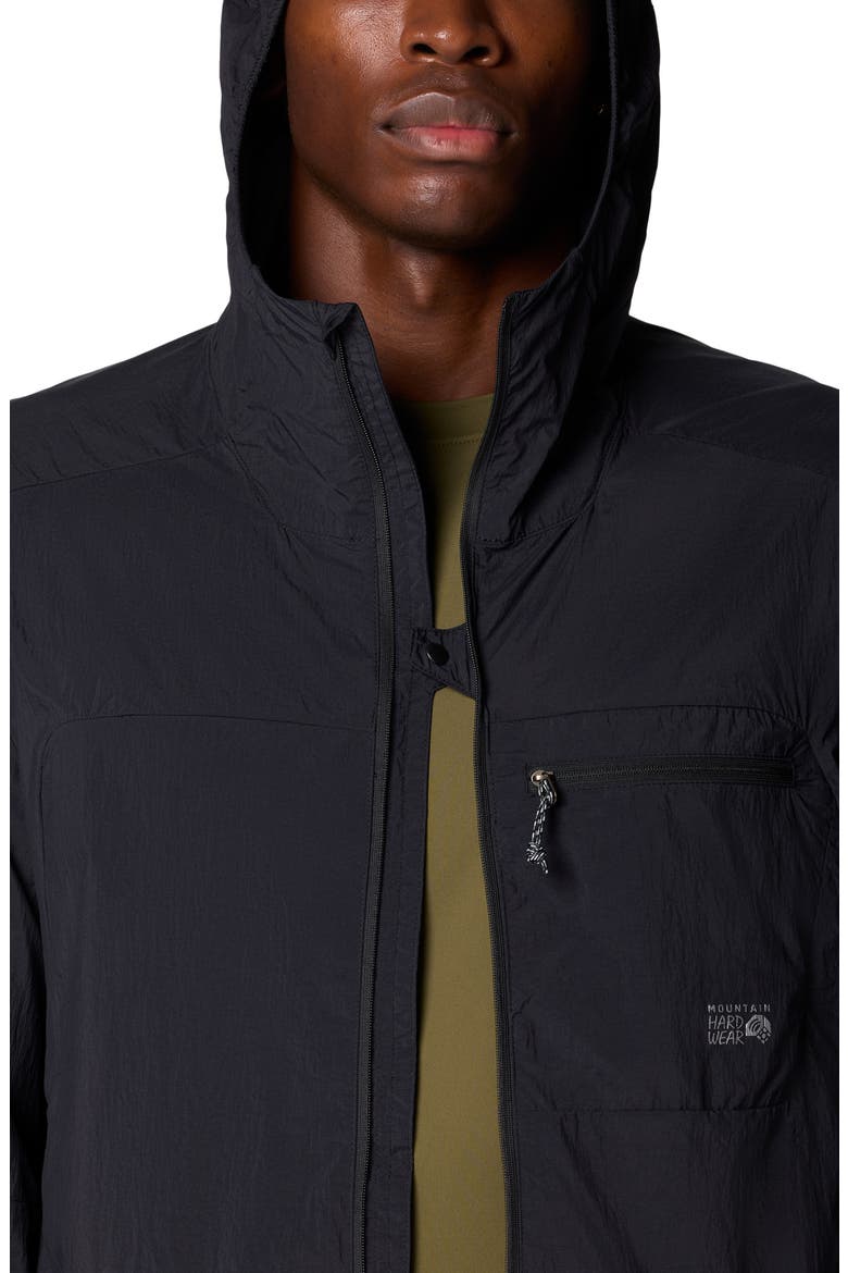 Wind Veil™ Hooded Jacket, Alternate, color, BLACK
