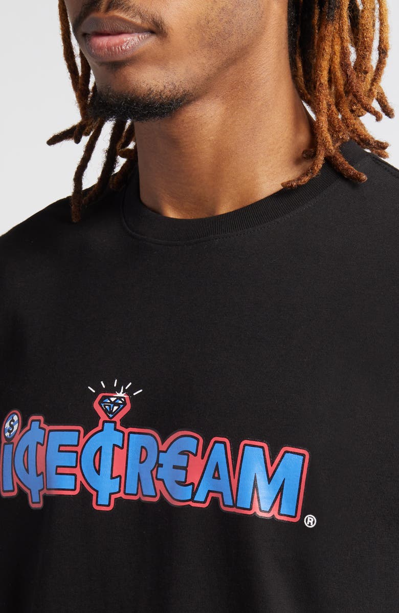 ICECREAM Word Graphic T-Shirt, Alternate, color, 
