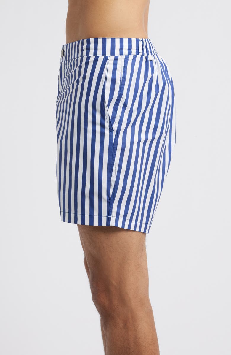 Peter Millar Crown Craft Swim Trunks, Alternate, color, Ocean Blue