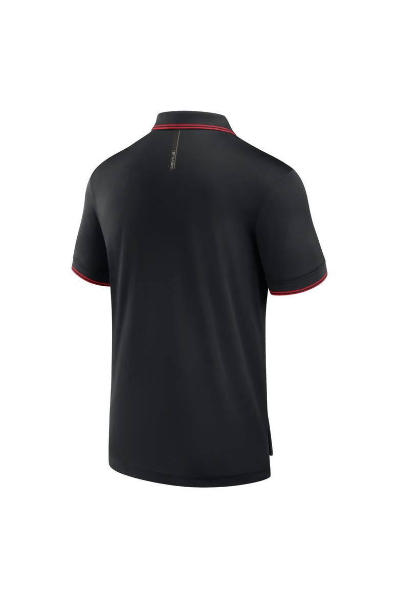 Men's Fanatics Black New Jersey Devils Front Office Move Mono Polo, Alternate, color, Black