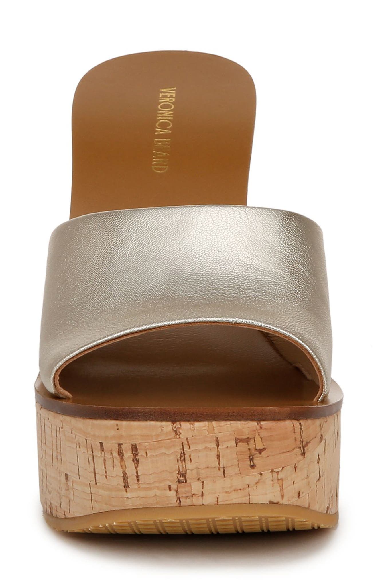 Veronica Beard Paulita Platform Slide Sandal, Alternate, color, 