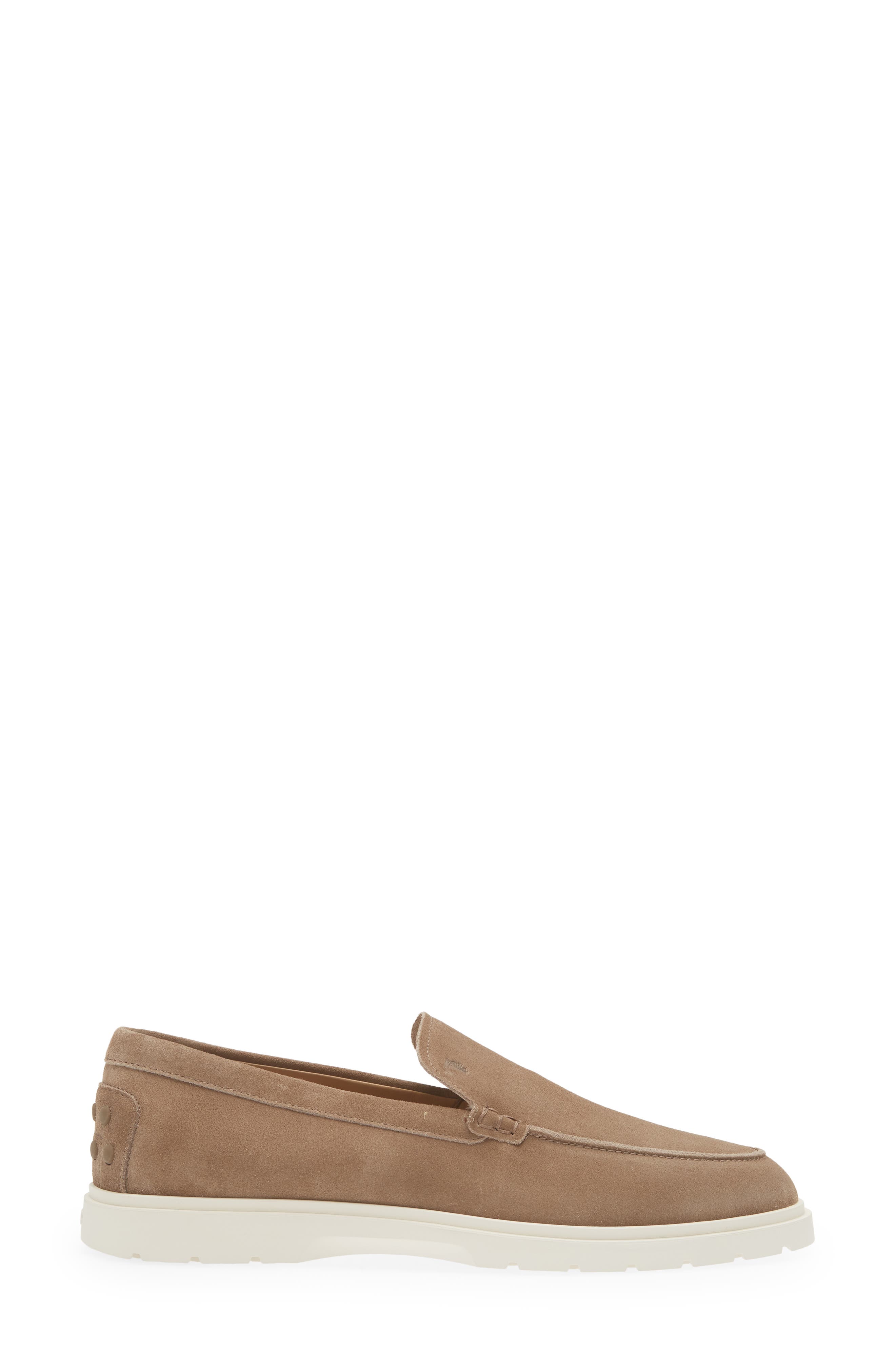 Tod's Monogram Loafer, Alternate, color, Creta Chiaro