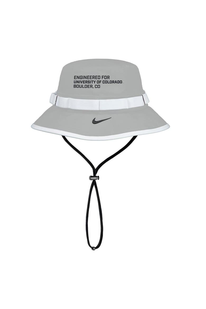 Men's Nike  Gray Colorado Buffaloes 2025 On-Field Boonie Performance Bucket Hat, Alternate, color, Gray