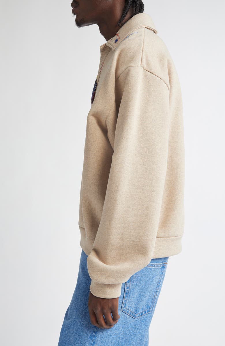 Marni Mended Polo Sweatshirt, Alternate, color,