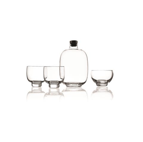 Malt Bottle and 2 Tumblers and Bowl Gift Set
