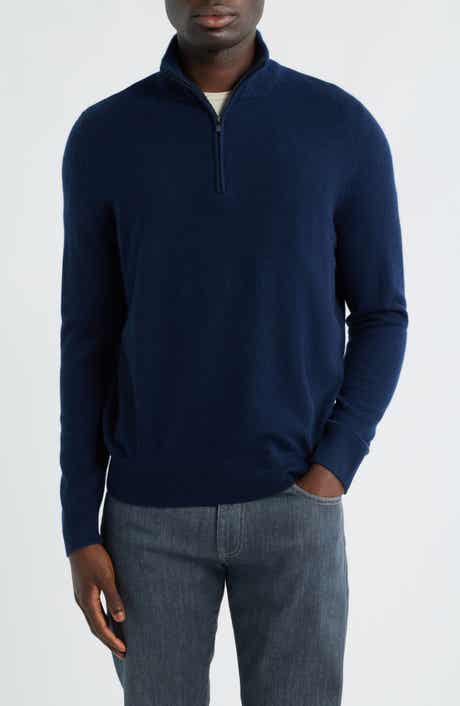 Nordstrom Quarter Zip Cashmere Sweater