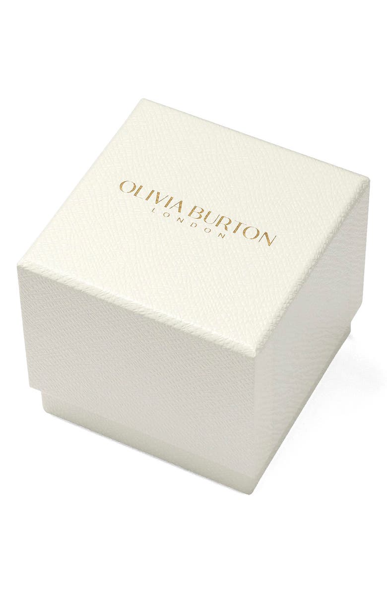 Olivia Burton Beaulieu Crystal Leather Strap Watch, 36mm, Alternate, color, 