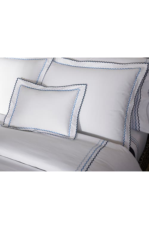 Matouk Axel Set Of 2 Embroidered Pillowcases In Green