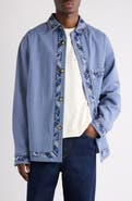 Isabel Marant Rudy Embroidered Cotton Shirt Jacket