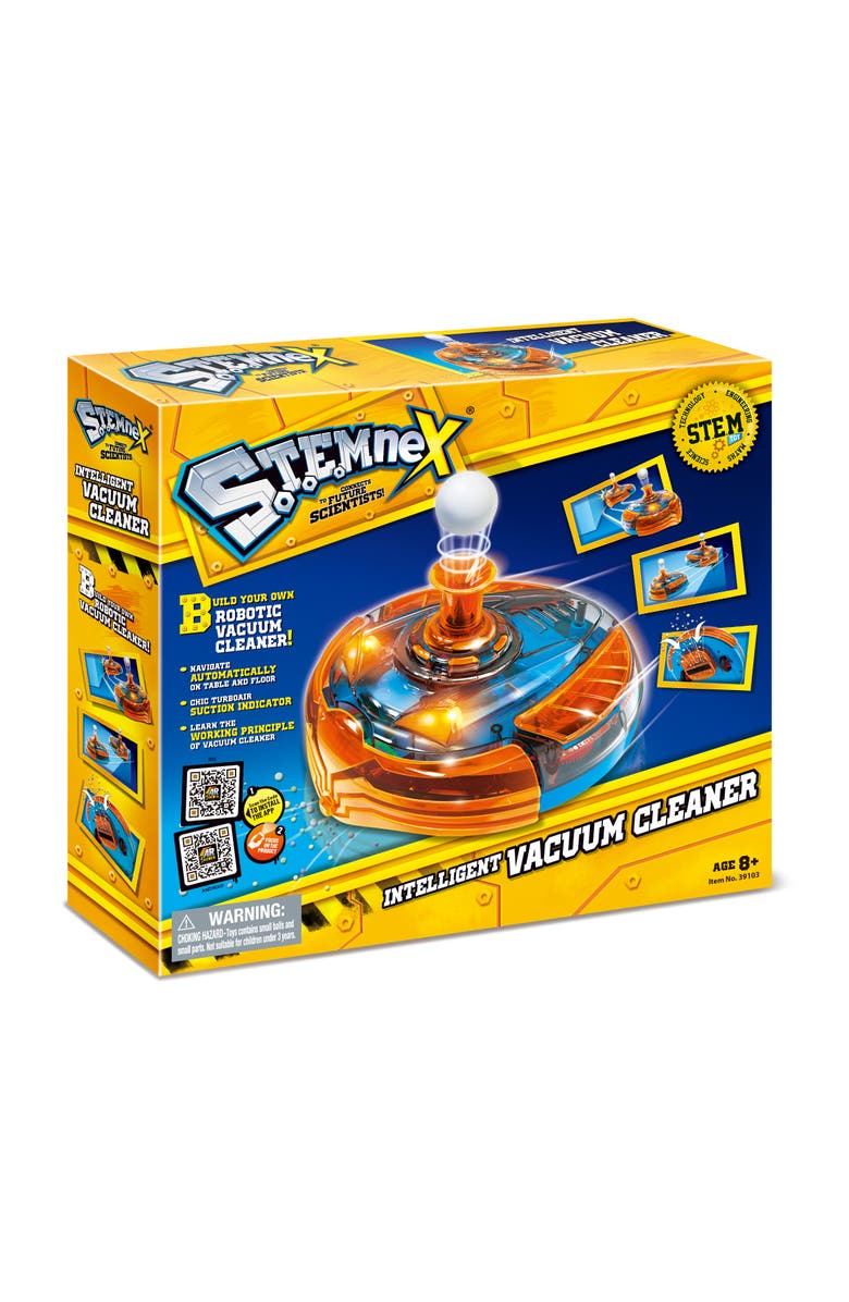 Stemnex Amazing Toys Intelligent Robotic Vacuum Cleaner STEM Kit, Main, color, Multicolored