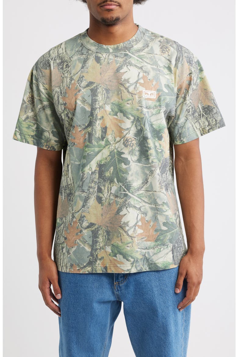 Eyes 3 Camo Graphic T-Shirt, Main, color, LEAF CAMO