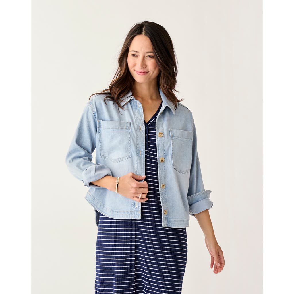 Carve Designs Flora Denim Shacket