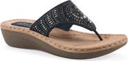 CLIFFS BY WHITE MOUNTAIN Cienna Thong Comfort Sandal