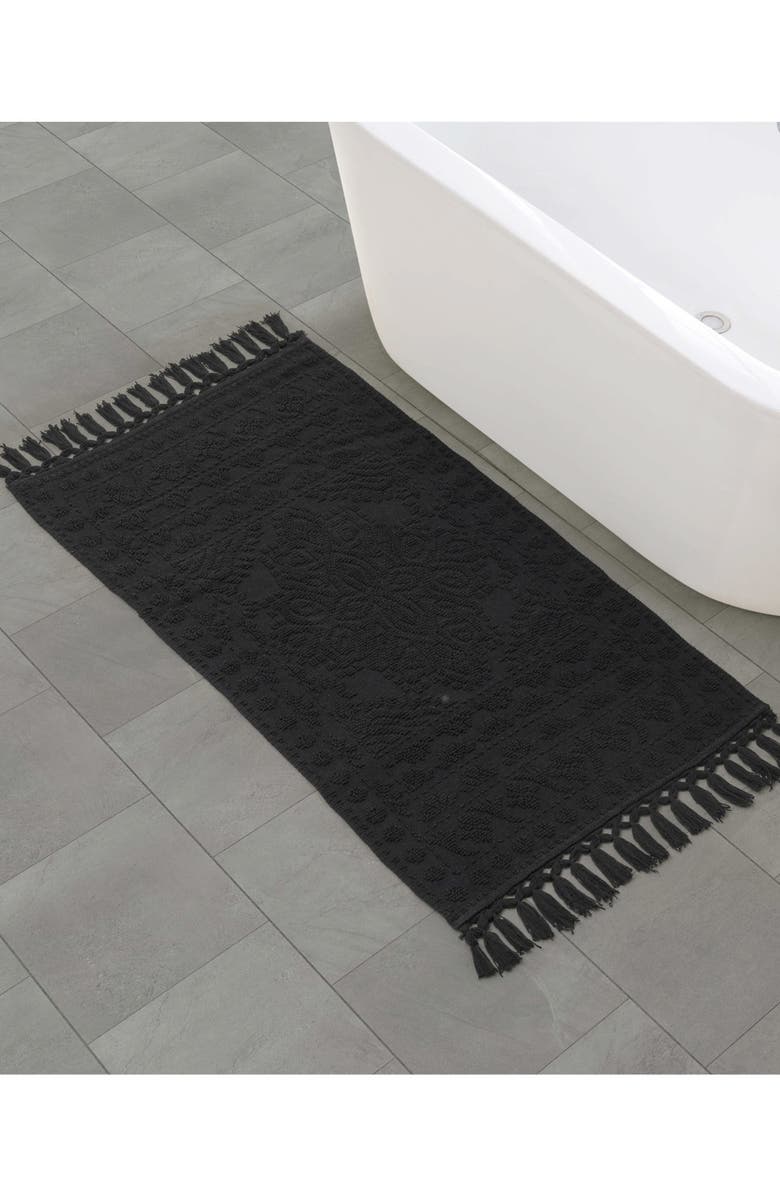 French Connection Nellore Fringe Bath Rug, Alternate, color, 