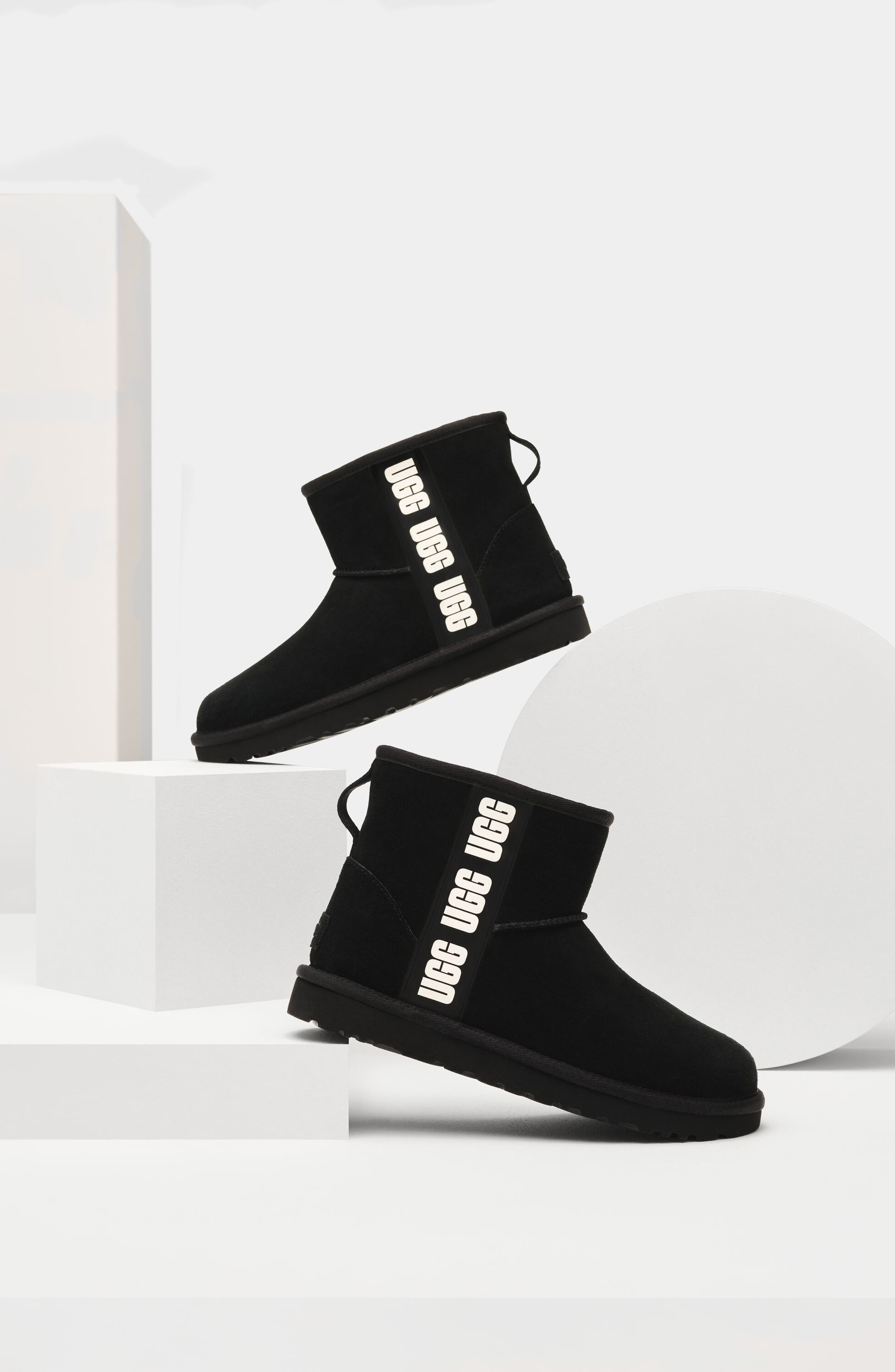 UGG<sup>®</sup> Classic Mini Side Logo Bootie, Alternate, color, 